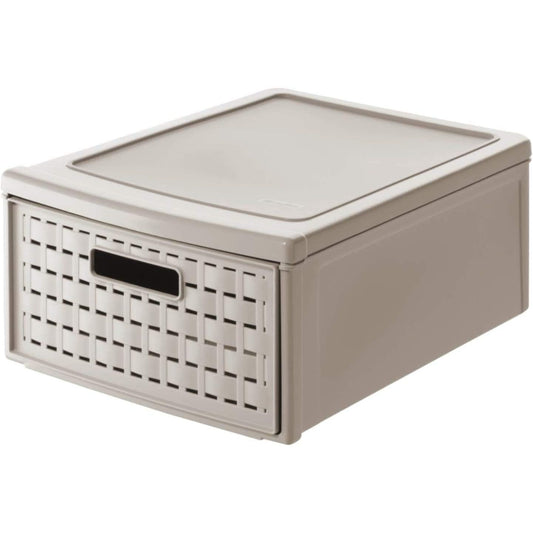 210065 - ROTHO Kuti Sirtari Country, 8.3L me 1 Sirtar, Ratan Ngjyrë, Plastikë pa BPA (PP), Kapuçino, Klein/8.3L (35.0 x 26.0 x 14.5 cm)