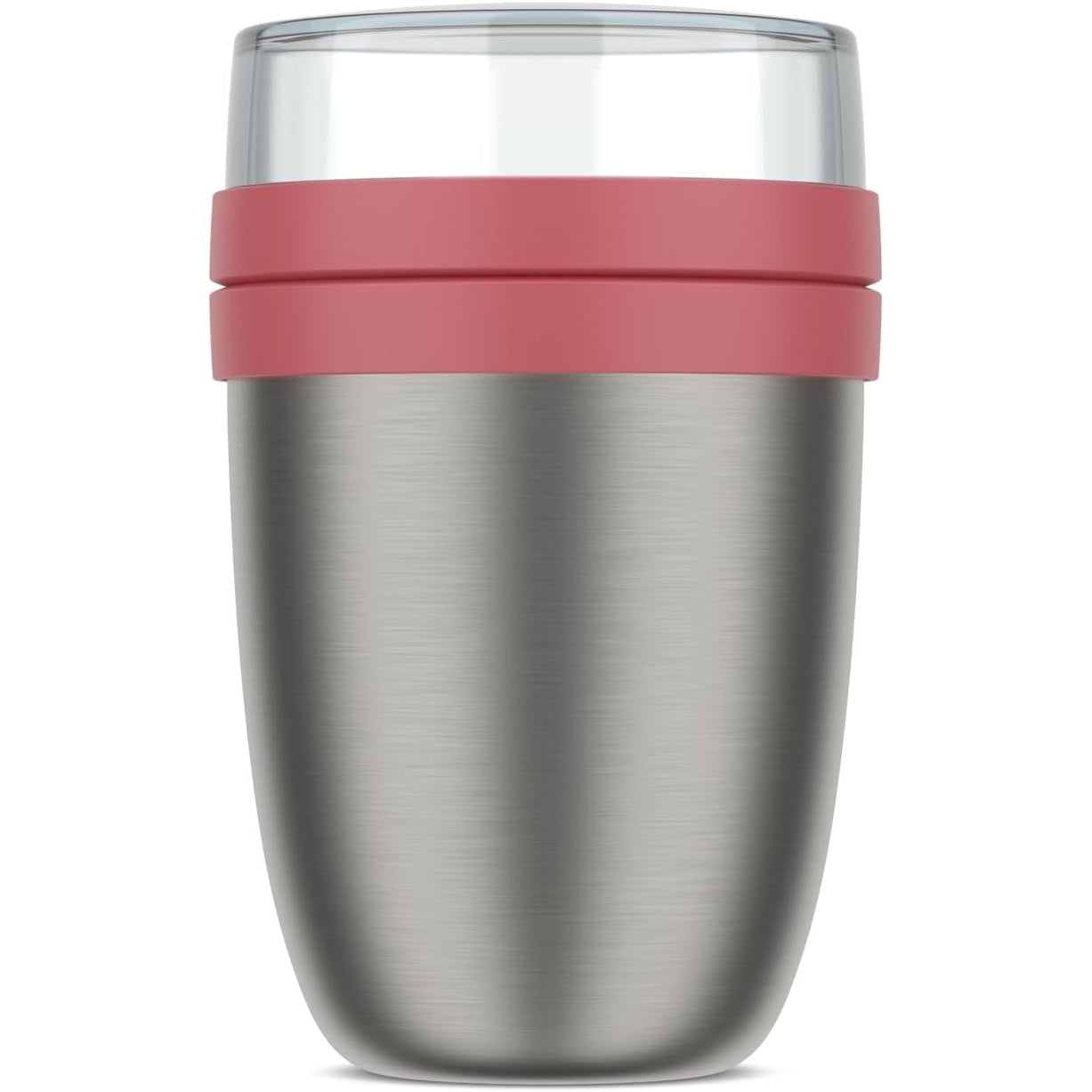 246002 - MEPAL Enë Termos Ellipse - Tenxhere Termo për Dreka - Filxhan Praktik për Kos dhe Supë për Udhëtim - Kapacitet 500 + 200 ml - Mban Ushqimin të Nxehtë për 6-8 Orë dhe të Ftohtë për 12 Orë - Maja e Gjallë