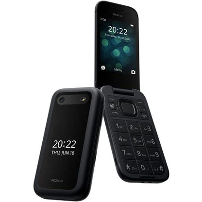 292284 - NOKIA 2660 FLIP 4G | Ekran 7.1 cm (2.8 inç), funksion me dy karta SIM, buton emergjence, i zi