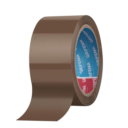 335689 - GRIFEMA GA4004-1 Shirit paketimi me zhurmë të ulët, 66m x 50mm, Kafe, 1 rrotull