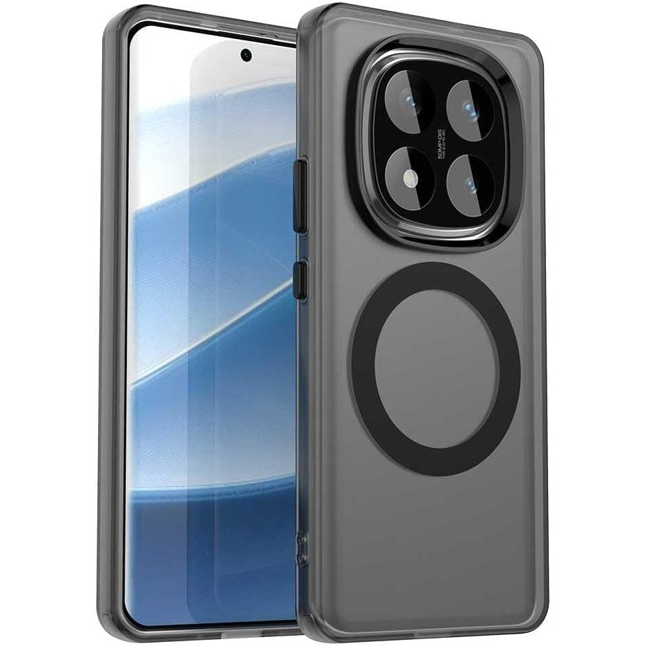 267384 - Ptny Mbrojtëse për Xiaomi Redmi Note 14 Pro 4G/5G, me Mbështetëse Unazë Rrotulluese, PC, Rezistente ndaj Goditjeve, Blu