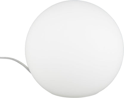 227456 - REALITY R5220-07 Llambë Tavoline, E27 (nuk përfshihet), 25W, 230V, A++, E, IP20, xham, e bardhë, 18.5 x 20 x 20 cm, diametër 20 cm