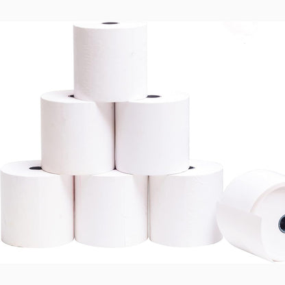 268621 - OFITURIA Letër Termike 20 Rrotulla 57x55x12 mm për Makinë Shtimi Printer POS, Pa Bisfenol A