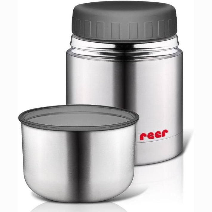 318118 - REER 90430 - Kuti ngrohjeje ushqimi prej çeliku inox me gotë, 350 ml, 1 copë (1 pako)