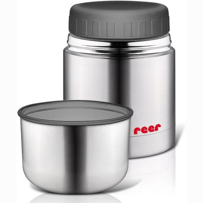 318118 - REER 90430 - Kuti ngrohjeje ushqimi prej çeliku inox me gotë, 350 ml, 1 copë (1 pako)