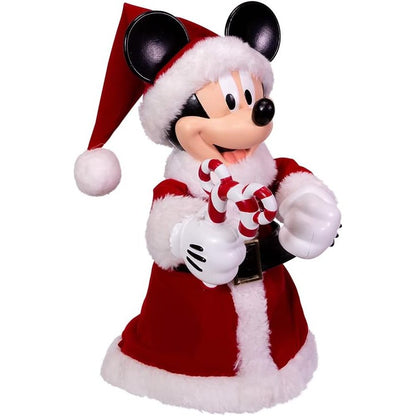 217229 - KURT ADLER - Mbulesë tavoline me krahë të palosshëm Mickey Mouse, 25 cm e kuqe