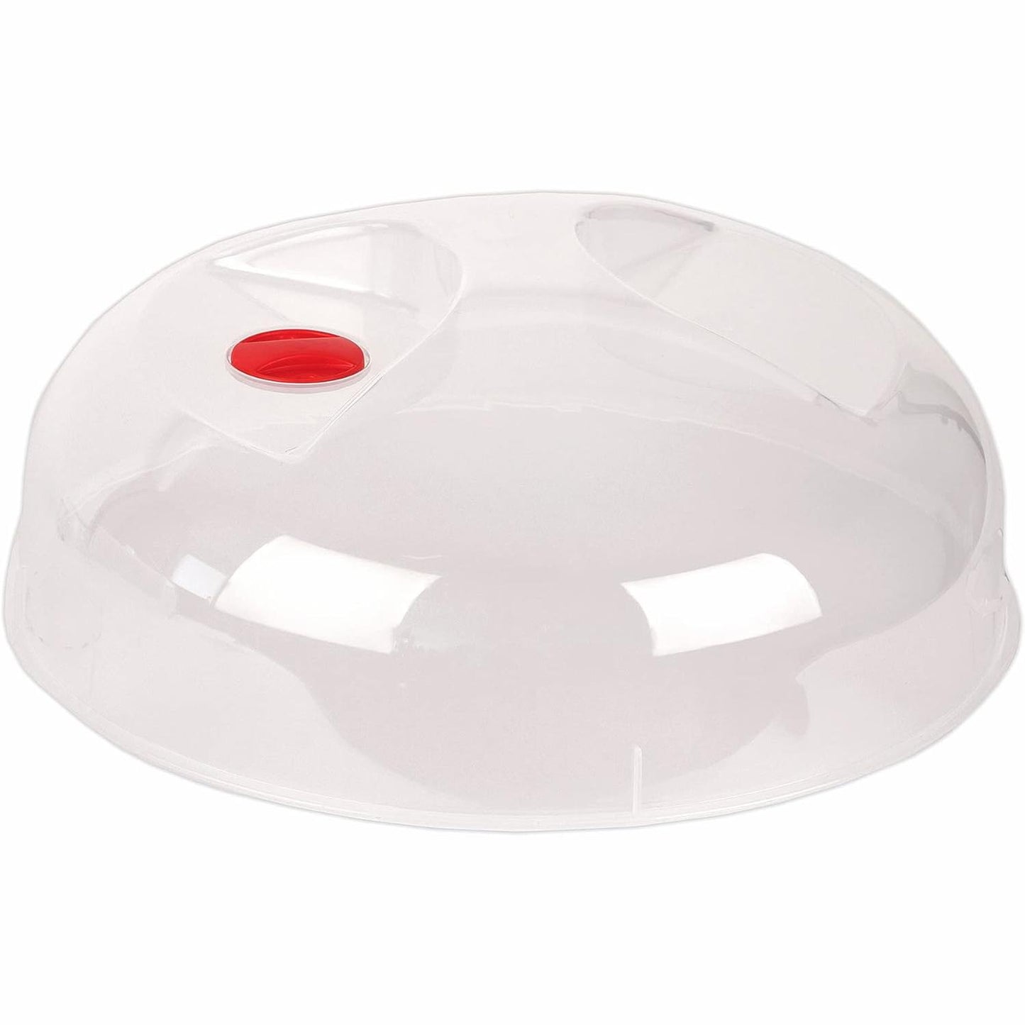 254038 - HEIDRUN Kapak për mikrovalë 1911, Transparent/i Kuq, 30 cm, 30 x 30 x 10 cm