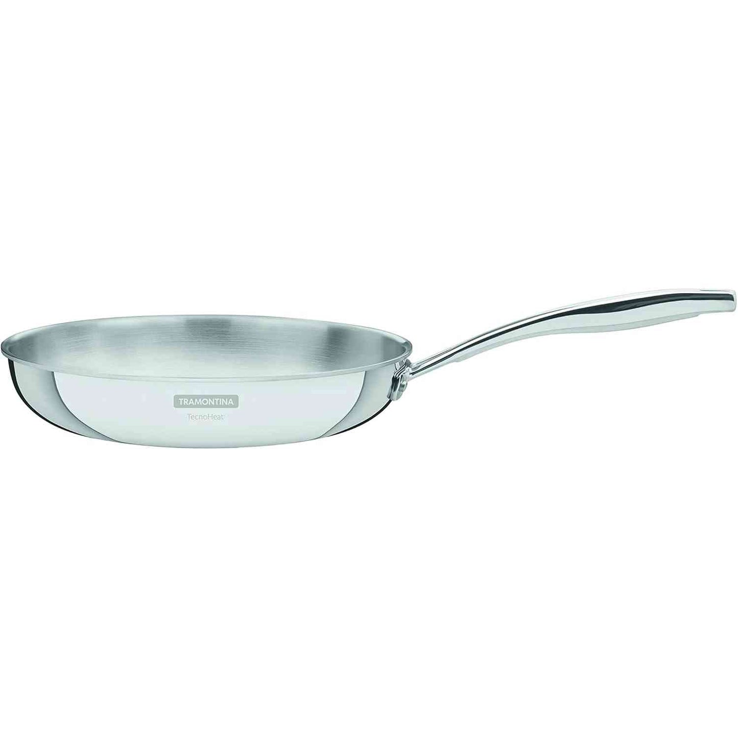 195235 - TRAMONTINA Tigan Grano, Çelik Inox, Ø 20 cm, i Përshtatshëm për Induksion dhe Furrë, Mund të Lani në Lavastovilje, Argjend
