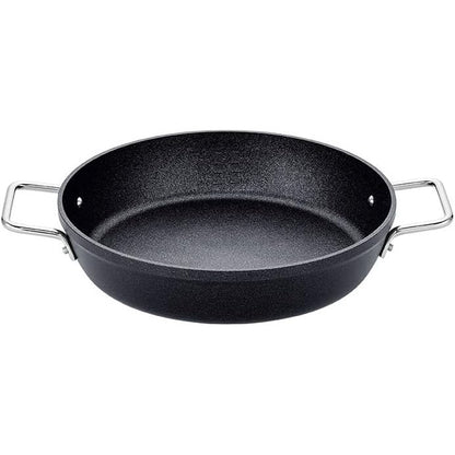 213064 - FISSLER Tigan për Servirje, i madh (Ø 32 cm), Tigan alumini, i veshur, jo ngjitës, me buzë të larta, rezistent ndaj gërvishtjeve – Induksion