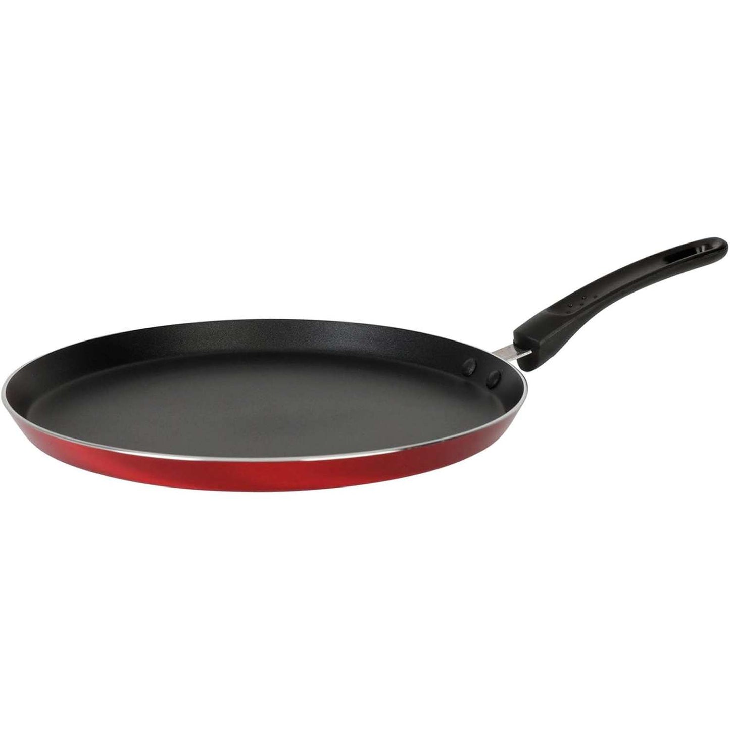 257307 - SITRAM Tigan për Krep 712389 prej Alumini të Presuar Qershi Ø 28 cm - Veshje Jo-Ngjitëse - E Kuqe Metalike - Përshtatshëm për të Gjitha Sobat, Përfshirë Induksionin