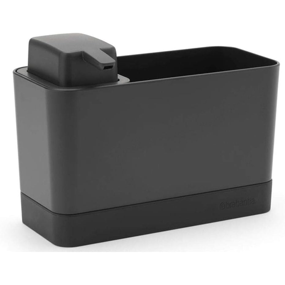 214268 - BRABANTIA Tabaka për lavaman kuzhine + shpërndarës sapuni, Gri e errët