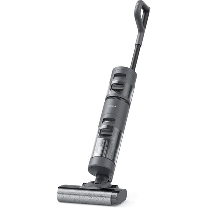 288060 - DREAME Fshesë me korrent pa tel H12, për pastrim të thatë/lagësht, shkop inteligjent, pastrim skajesh, furçë vetëpastruese, rezervuar uji 900 ml, jetëgjatësi baterie 35 minuta, për dysheme, qilima, qime kafshësh shtëpiake, gri