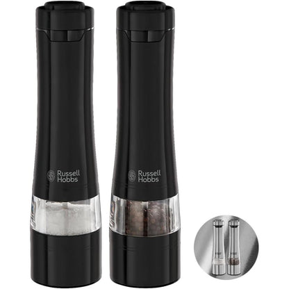 222768 - RUSSELL HOBBS Mulli Kripe dhe Piperi, Bateri, Mulli Elektrik, i Zi, 28010-56