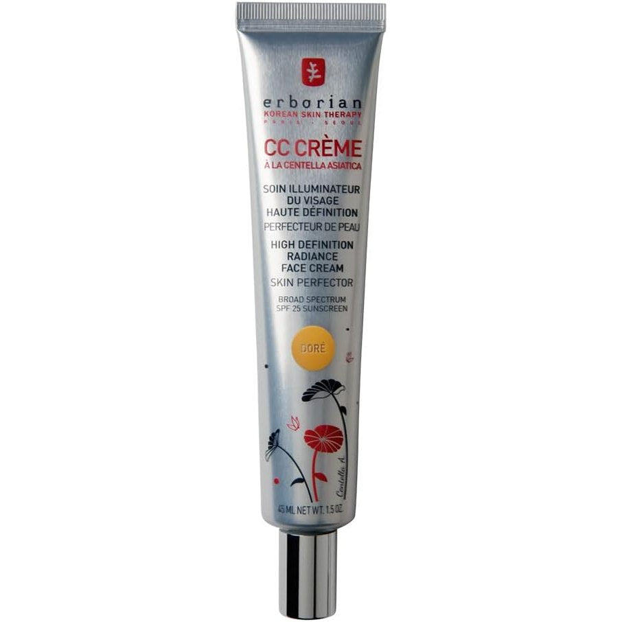 298035 - ERBORIAN Krem CC për fytyrën me ngjyrë me Centella Asiatica, 45 ml, SPF 25, kujdes Korean për lëkurën