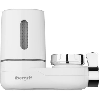 322512 - IBERGRIF Filtër uji rubineti, Sistem filtrimi për shtëpi, Filtron klorin, sedimentet, metalet e rënda, i përshtatshëm për shumicën e rubinetave