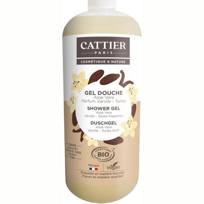 321817 - CATTIER - Xhel dushi pa sulfate, me aromë vanilje-tonka - 1L