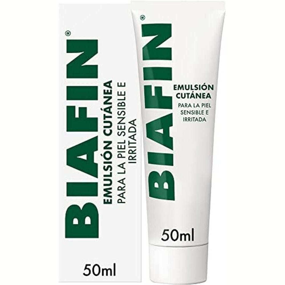 275795 - BIAFIN Balsam Cutaneous Emulsion 50ml për lëkurë të ndjeshme dhe të irrituar, lehtëson skuqjen dhe irritimet, krem hidratues trupi për kujdesin dhe rigjenerimin e lëkurës së të gjithë familjes.