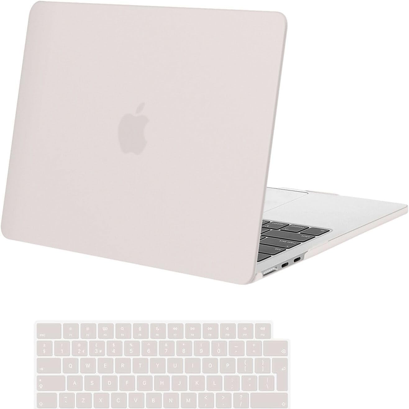 268932 - MOSISO Mbrojtëse e pajtueshme me MacBook Air 13 inç M5 M4 M3 M2 2026 2025-2022, ultra e hollë, A3449 A3240 A3113 A2681, mbrojtëse tastiere, gri guri