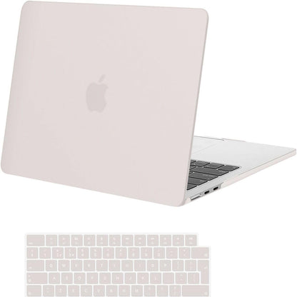 268932 - MOSISO Mbrojtëse e pajtueshme me MacBook Air 13 inç M5 M4 M3 M2 2026 2025-2022, ultra e hollë, A3449 A3240 A3113 A2681, mbrojtëse tastiere, gri guri