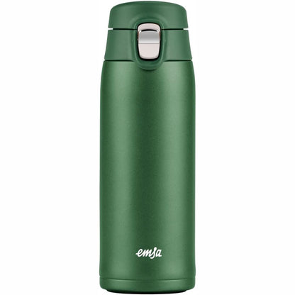 228252 - EMSAS - Filxhan Udhëtimi N21519, Kapaciteti: 0.4 L, Çelik inox, Mban pijet të ngrohta për 8 orë / të ftohta për 16 orë, Pa BPA, E gjelbër