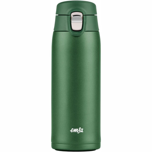 228252 - EMSAS - Filxhan Udhëtimi N21519, Kapaciteti: 0.4 L, Çelik inox, Mban pijet të ngrohta për 8 orë / të ftohta për 16 orë, Pa BPA, E gjelbër