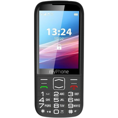 309734 - MYPHONE HALO 4 LTE - Telefon celular për të moshuarit, dy karta SIM, butona të mëdhenj, ekran 3.5 inç, bateri 2500 mAh, zgjat deri në 16 ditë, buton SOS