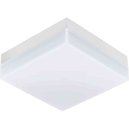 191425 - EGLO Llambë LED për tavani ose mur, Sonella, model i jashtëm, plastikë e bardhë, 1 dritë, IP44