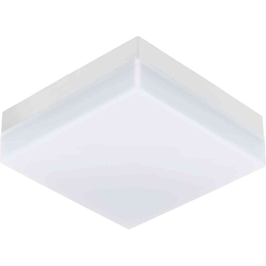 191425 - EGLO Llambë LED për tavani ose mur, Sonella, model i jashtëm, plastikë e bardhë, 1 dritë, IP44