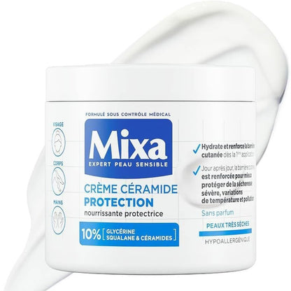 301354 - MIXA - Krem Mbrojtës me Ceramide, 400ml, Hipoalergjik, Pa Parfum, për Lëkurë Shumë të Thatë