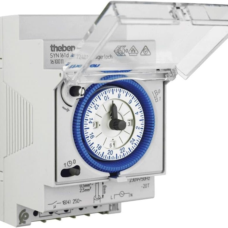 164567 - THEBEN 1610011 SYN 161d Ndërprerës Kohor Analog me Motor Sinkron dhe Program Ditore