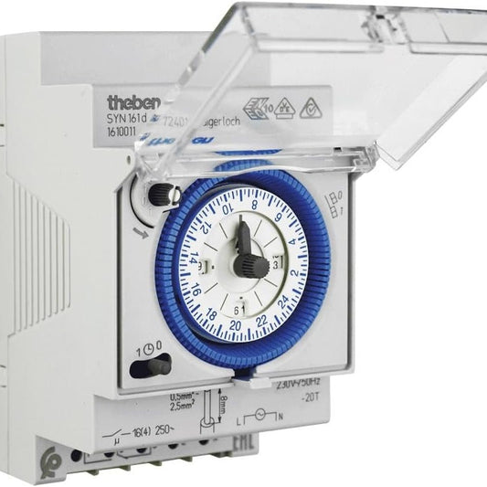 164567 - THEBEN 1610011 SYN 161d Ndërprerës Kohor Analog me Motor Sinkron dhe Program Ditore