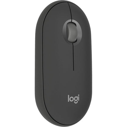 266765 - LOGITECH Maus i hollë pa tel Pebble Mouse 2 M350s, Bluetooth, portativ, buton i personalizueshëm, Graphite