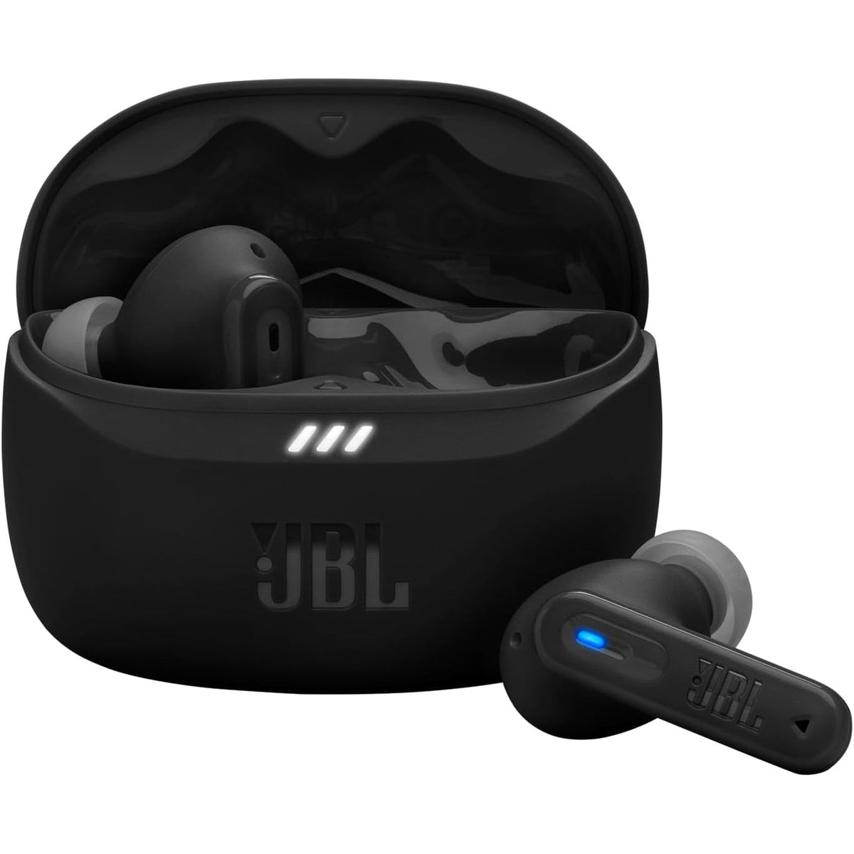 272992 - JBL TUNE BEAM 2, Kufje pa tel Bluetooth, Anulim zhurmash, Jetëgjatësi baterie 48 orë, Rezistencë ndaj ujit dhe pluhurit IP54, Lidhje me shumë pika, Dizajn brenda këmbës, E zezë