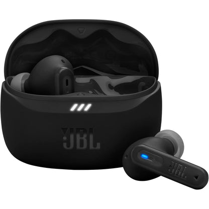 272992 - JBL TUNE BEAM 2, Kufje pa tel Bluetooth, Anulim zhurmash, Jetëgjatësi baterie 48 orë, Rezistencë ndaj ujit dhe pluhurit IP54, Lidhje me shumë pika, Dizajn brenda këmbës, E zezë