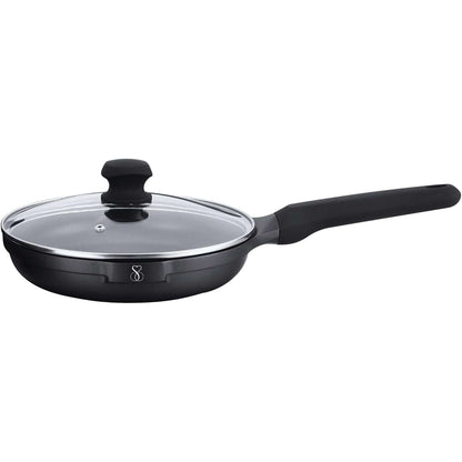 162494 - TIGAN Jo-ngjitës me kapak, veshur me gurë 28cm, për induksion dhe burime të tjera nxehtësie, pa PFOA, material veshjeje gjermane GREBLON
