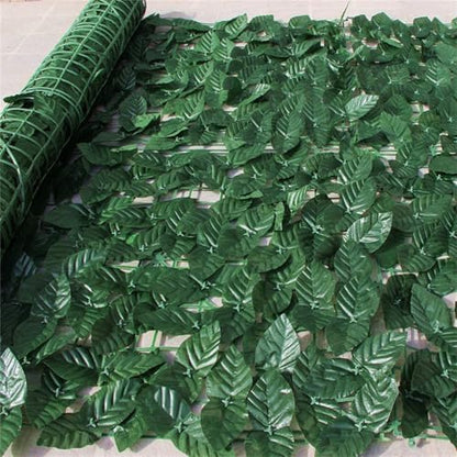 293658 - AQCQDQ Mbrojtëse Privatësie për Kopsht me Hedera Artificiale 100x200cm, Gardh Privatësie me Hedera, Lidhje të Përforcuar