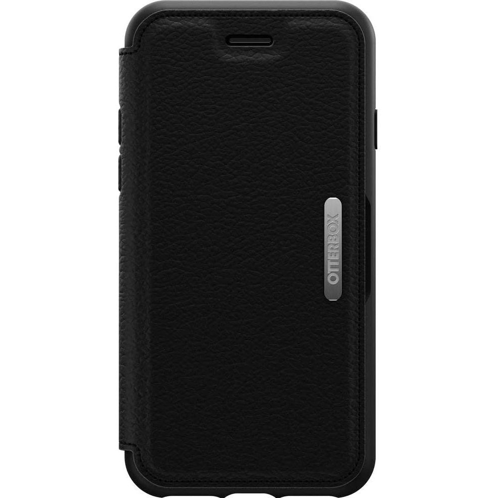 273271 - OTTERBOX Mbështjellëse Strada për iPhone 7/8/SE Gjenerata e 2-të/SE Gjenerata e 3-të, Rezistent ndaj goditjeve, Lëkurë Premium, 2 vende për karta, e zezë