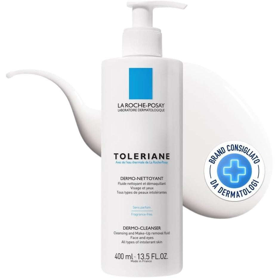 271785 - LA ROCHE POSAY Toleriane Lëng Pastrues dhe Heqës Grimi, 400 ml