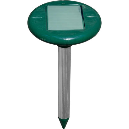 313772 - WINDHAGER Mole Repellent SOLAR, Jeshile, Rreze efektive deri në 800 m², energji diellore, valë zanore me frekuencë të ulët, 02112