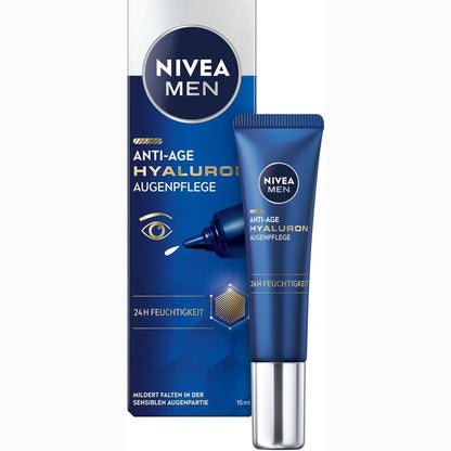 298603 - NIVEA MEN Anti-Age Hyaluron Eye Care, 15 ml, krem për sytë me acid hialuronik