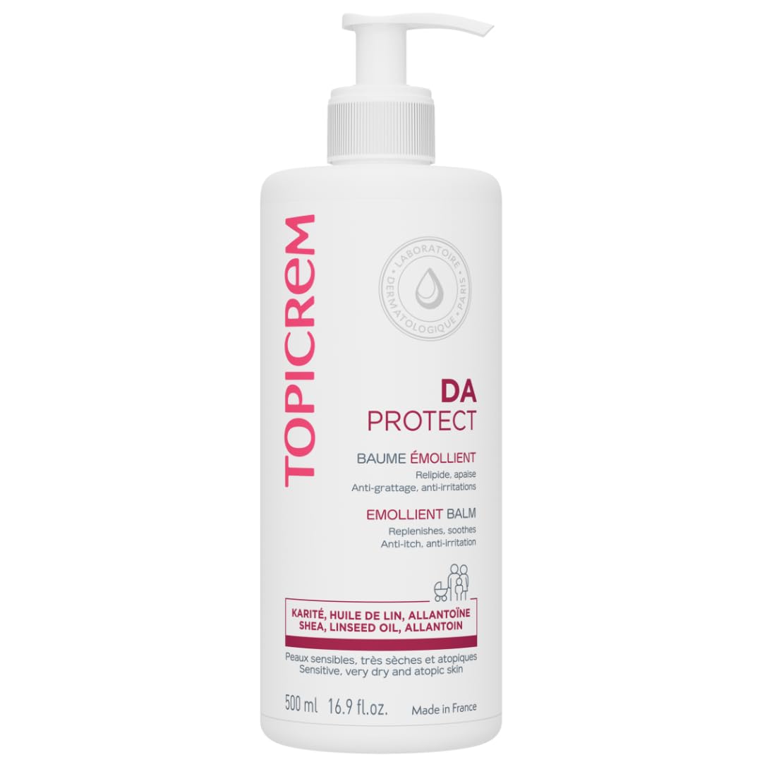 317999 - Topicrem DA Emollient Balm, Krem Hidratues, 500 ml, për lëkurë të ndjeshme, të thatë, prodhuar në Francë