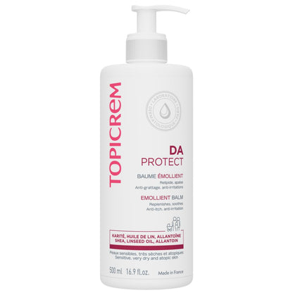 317999 - Topicrem DA Emollient Balm, Krem Hidratues, 500 ml, për lëkurë të ndjeshme, të thatë, prodhuar në Francë