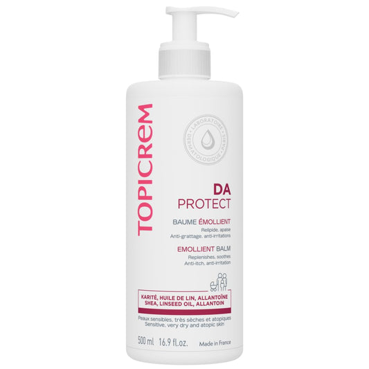317999 - Topicrem DA Emollient Balm, Krem Hidratues, 500 ml, për lëkurë të ndjeshme, të thatë, prodhuar në Francë