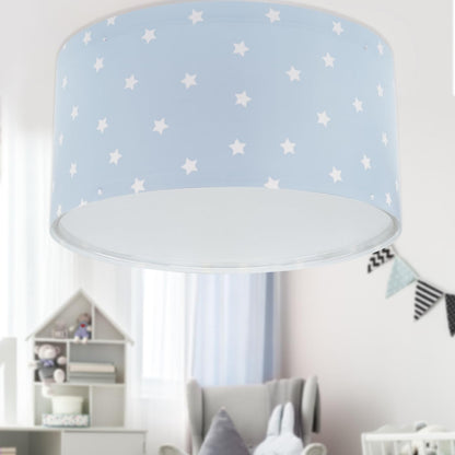 217837 - DALBER Llambë tavani për fëmijë Star Light Blue Stars, E27, 82216T