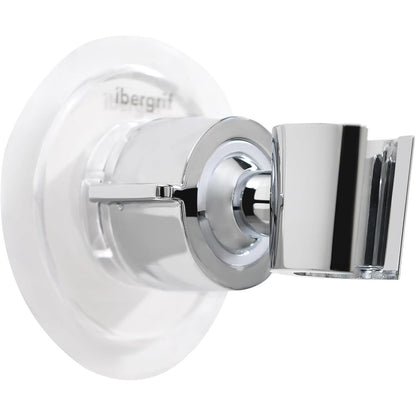 322750 - IBERGRIF MBAJTËSE DUSHI NGJITËSE, NUK KËRKOJ SHPIM, MBAJTËSE KOKE DUSHI E RREGULLUESHME 360°, ARGJEND