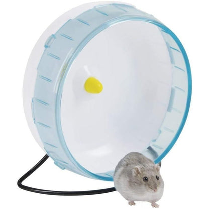 256518 - KERBL Rrotë Ushtrimesh për Hamsterë, ø 20 cm, Plastikë, E Bardhë/Blu, E Vetëvendosur