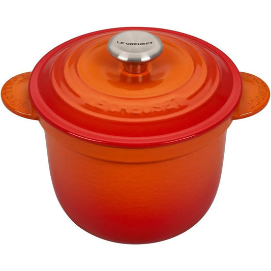 167294 - LE CREUSET Cocotte Every prej Gize, me Kapak Qeramikë, Madhësi 18 cm, Kapacitet 2 Litra, Ngjyrë Furrë e Kuqe, Modeli 41110180900460