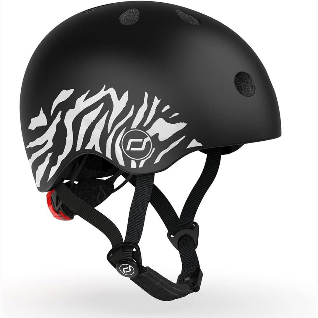 292752 - SCOOT&RIDE Helmetë për fëmijë Graphics XXS, polikarbonat, ngjyrë zebre, madhësia: 45cm - 51cm, 96560