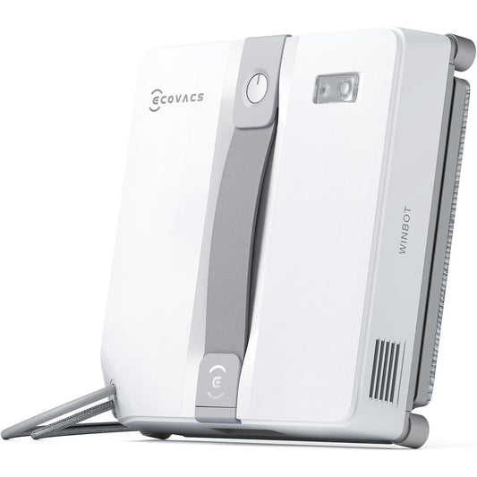 94131 - ECOVACS WINBOT MINI Roboti i Pastrimit të Xhamave, Dizajn Kompakt, Gryka të Dyfishta me Spërkatje Ultrasonike, Sistem Mbrojtjeje me 9 Faza, Planifikim Inteligjent i Shtegut, 3 Mënyra Pastrimi