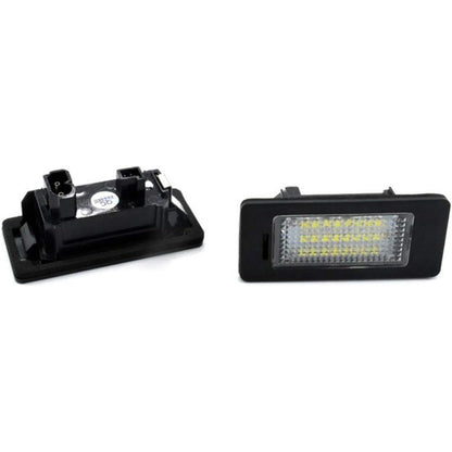 322598 - Drita LED 2 x për targë BMW 1 3 5 Series E82 E88 E90 E91 E92 E93 E39 E60 E61 X1 X3 X5 X6